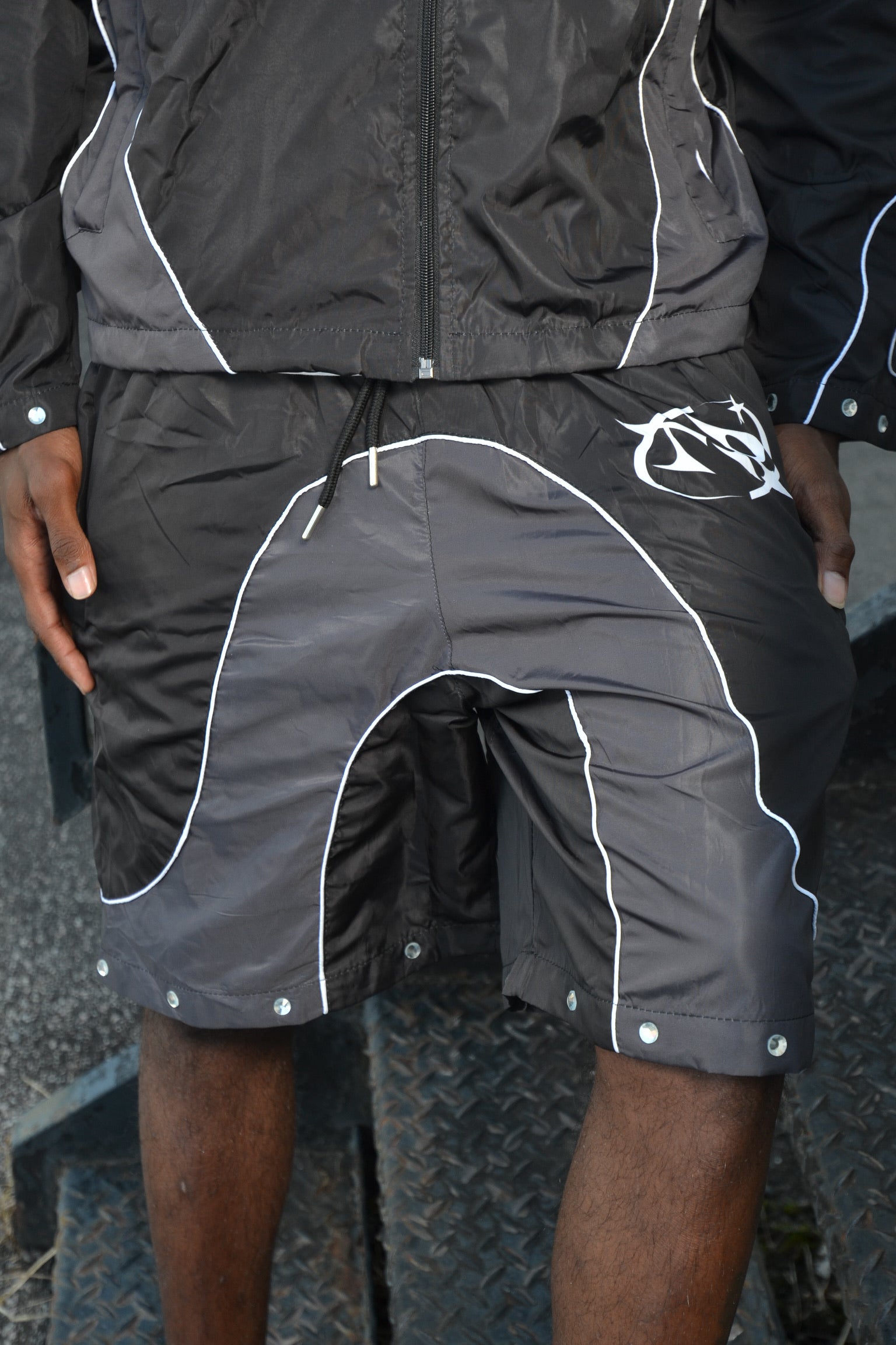 Midnight Black Tracksuit Set