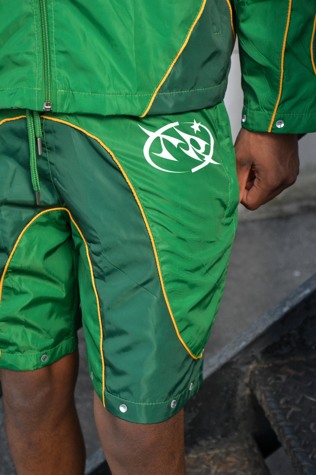 Electric Green Tracksuit Set