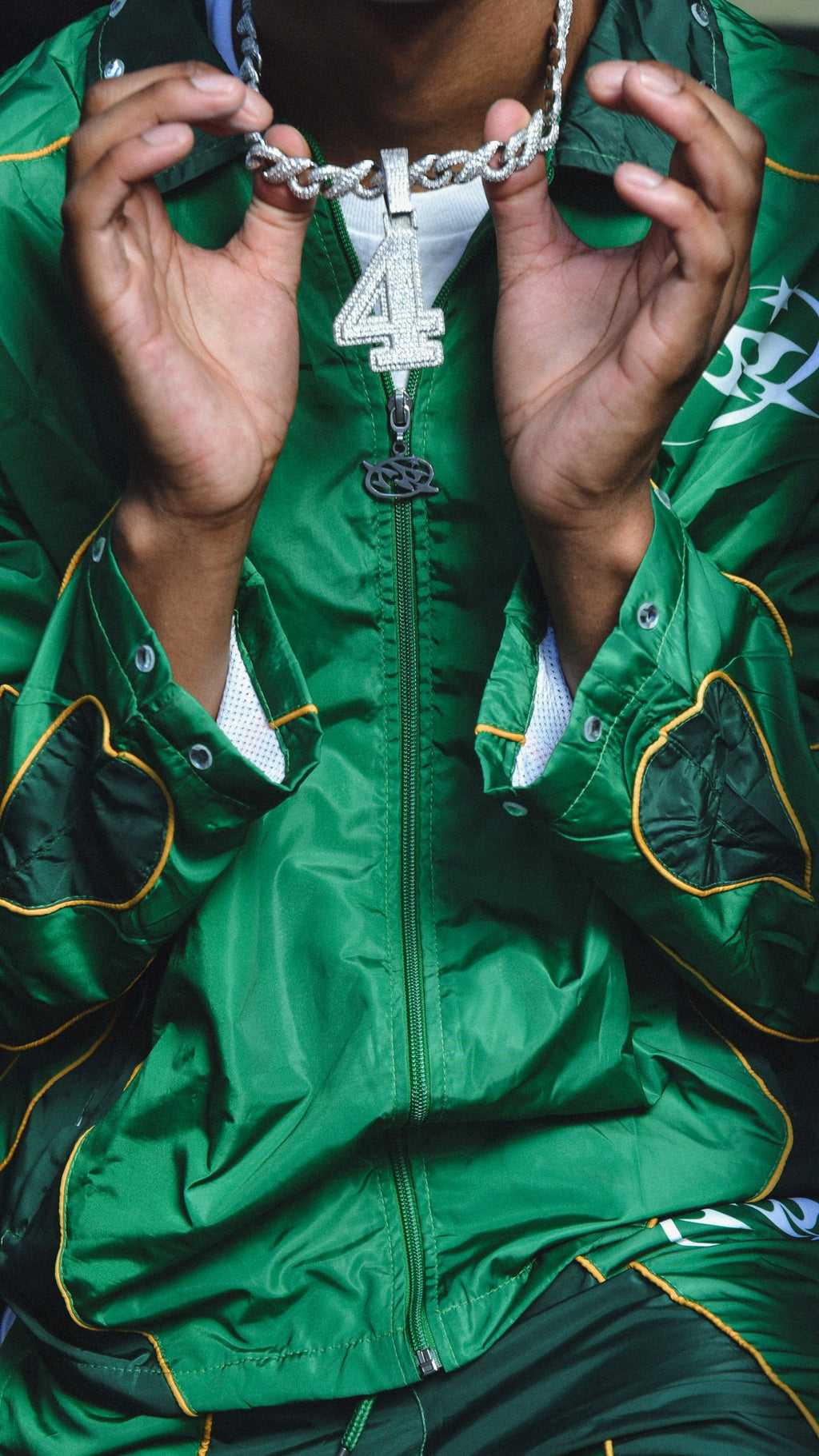 Electric Green Tracksuit Set